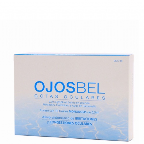 OJOSBEL GOTAS OCULARES, 0,30 mg/0,08 ml Colirio en solución , 10 envases unidosis de 0,5 ml
