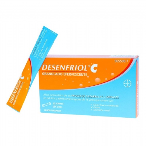 DESENFRIOL C GRANULADO EFERVESCENTE , 10 sobres
