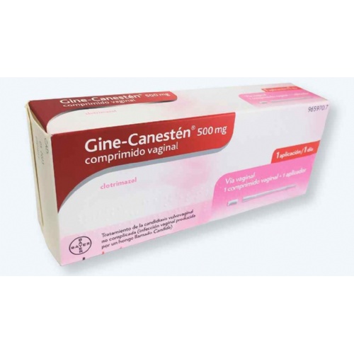 GINE-CANESTEN 500 mg COMPRIMIDO VAGINAL , 1 comprimido