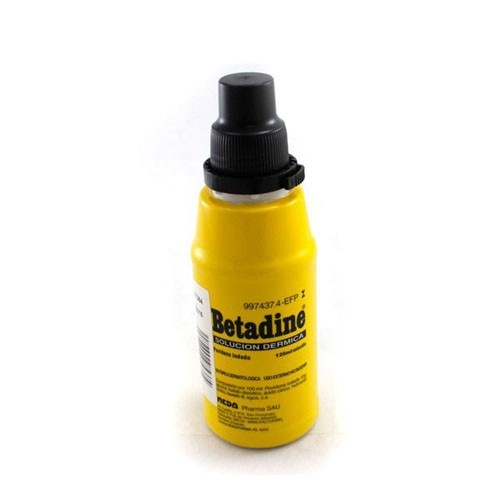 BETADINE 100 MG/ML SOLUCIÓN CUTÁNEA , 1 frasco de 125 ml