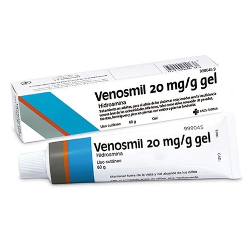 VENOSMIL 20 mg/g GEL , 1 tubo de 60 g