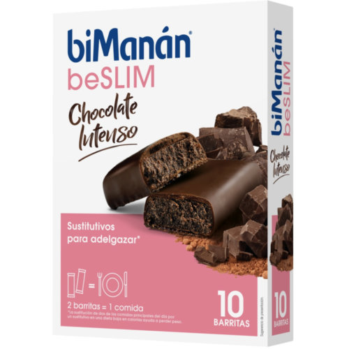 BiManán Barritas BeSlim Chocolate Intenso (10 ud)
