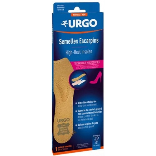 Plantillas tacon alto - urgo (talla 36/38 2 unidades)