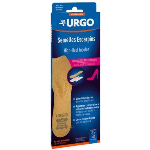 Plantillas tacon alto - urgo (talla 39/41 2 unidades)