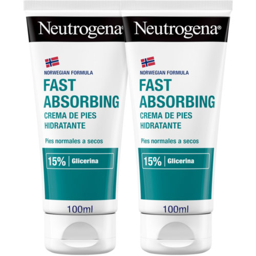Neutrogena formula noruega - pies crema absorcion inmediata (2 tubos 100 ml duplo)