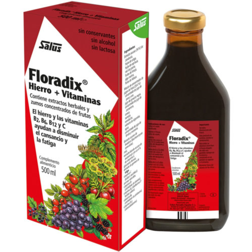 Floradix Elixir - Hierro y Vitaminas (500 ml)