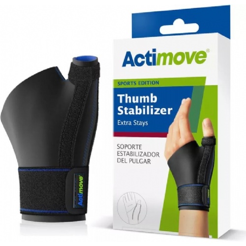 Estabilizador del pulgar - actimove sport edition (2 ferulas anatomicas talla s/m)