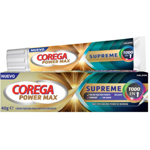 Corega power max supreme todo en 1 tubo 40 g