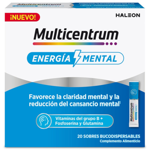 Multicentrum energía mental 20 sobres bucodispersables