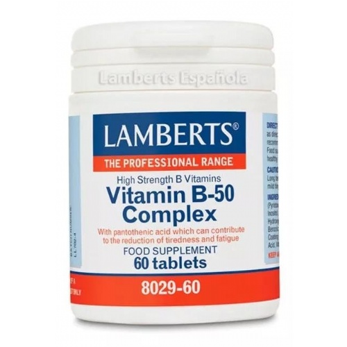 Vitamin b50 complex 60tab 8029 lamberts