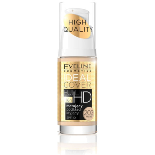 Eveline ideal cover full hd maq matificante nº202 pastel 30ml