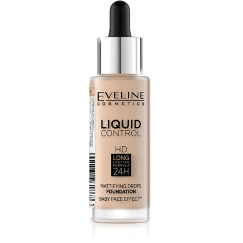 Eveline Maquillaje Matificante Liquid Control HD Mat 005 Ivory 32ml
