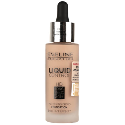 Eveline maquillaje liquid control con pipeta 050 golden beige 32ml
