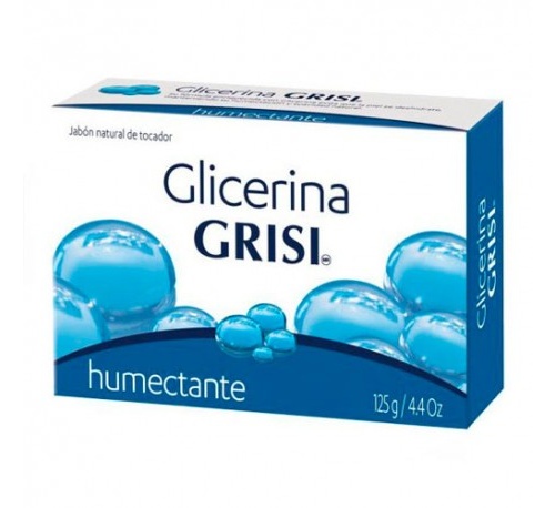 Jabon grisi de glicerina (1 envase 125 g)