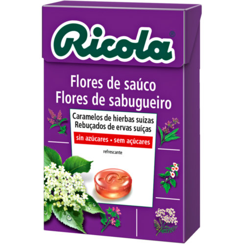 Caramelos Ricola® flores de saúco sin azúcar