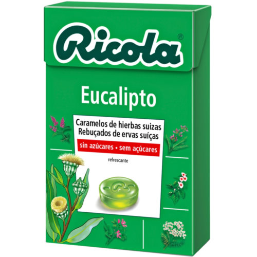 Ricola Caramelos Eucalipto sin azúcar (65 g)