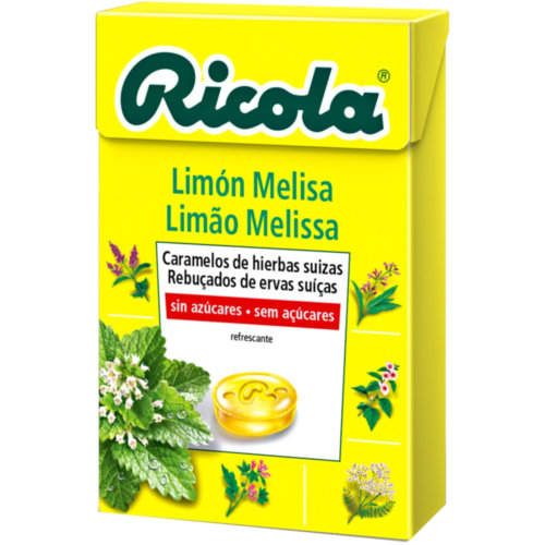 Ricola Caramelos Melisa de limón sin azúcar (65 g)