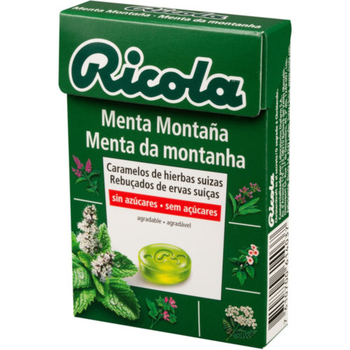 Ricola Caramelos Menta de Montaña sin azúcar (65 g)