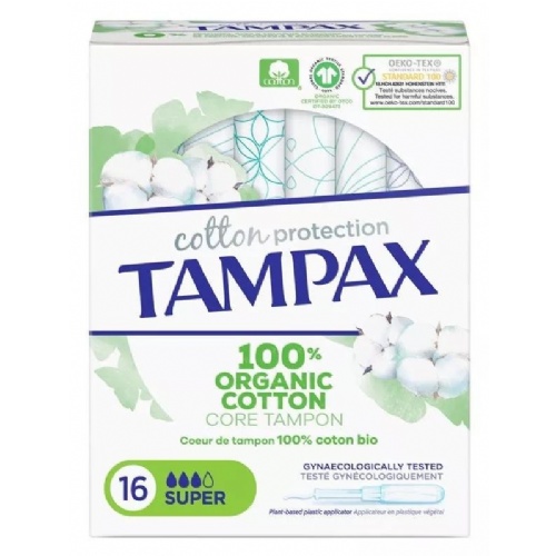 Tampax cotton protection (16 unidades super)
