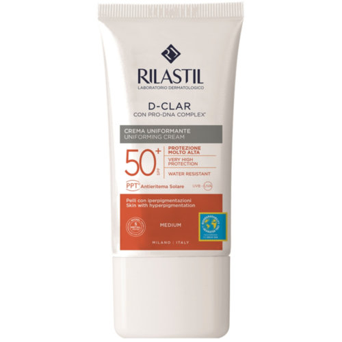 Rilastil d-clar 50+ crema unificante medium (1 envase 40 ml)