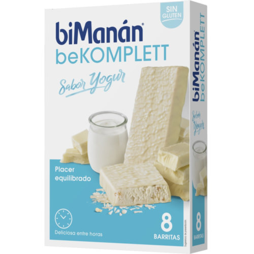 BiManán BeKomplett Barritas Sabor Yogur (8 ud)