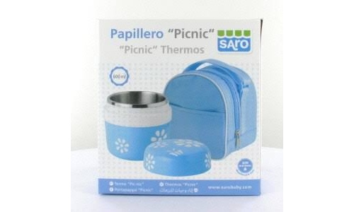 Papillero picnic 600ml con bolsa