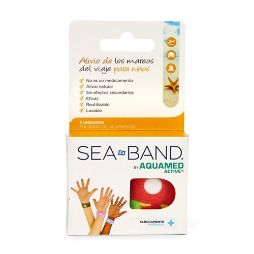 Sea band pulsera antimareo stop nauseas (niño 2 unidades)