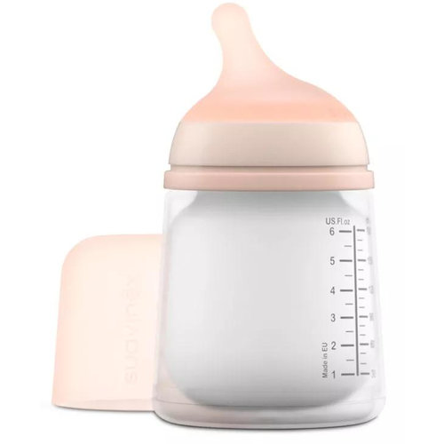 Suavinex Biberón Anticólico zero.zero 180 ml Tetina flujo lento (1 ud)