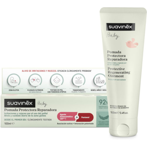 Suavinex Pomada Protectora Reparadora Calmante con pantenol para rozaduras 75 ml