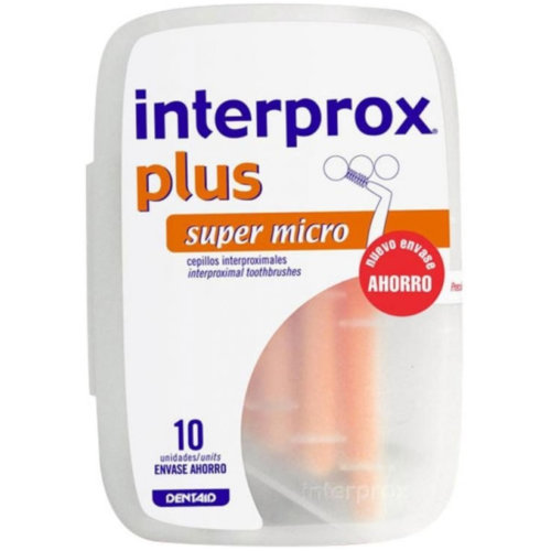 CEPILLO ESPACIO INTERPROXIMAL - INTERPROX PLUS (SUPER MICRO ENVASE AHORRO 10 U)