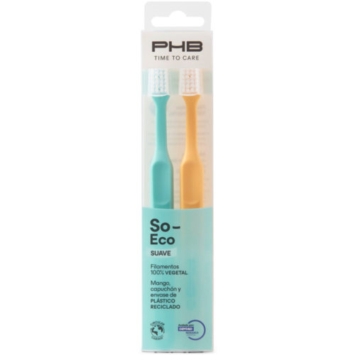 PACK Ahrorro PHB Time To Care So Eco Cepillo Dental Suave 2 ud