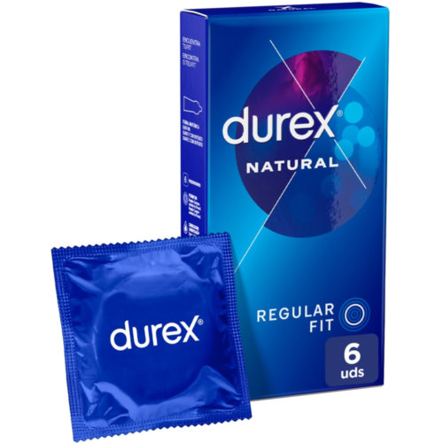 Durex natural plus - preservativos (6 u)