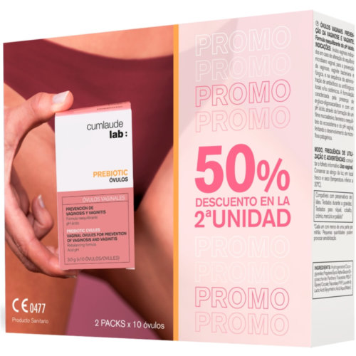 Duplo cumlaude prebiotic 10 ovulos vaginales 2 unidades
