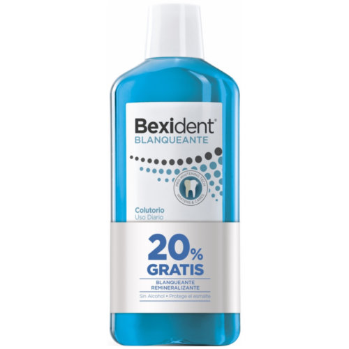 Bexident colutorio blanqueante 500 ml 20% gratis