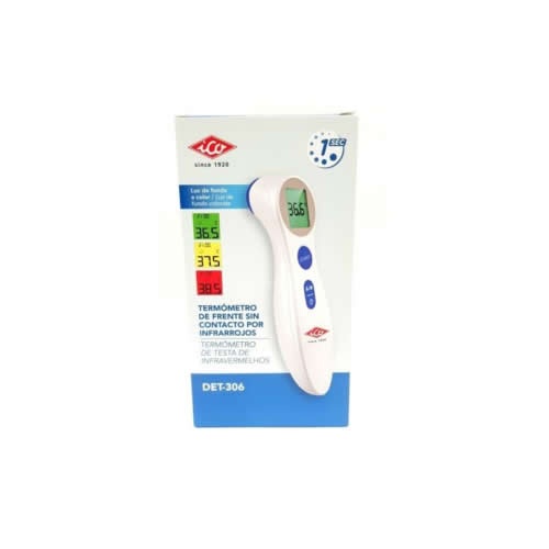 Termometro infrarrojos de frente sin contacto - det-306 (1 unidad)