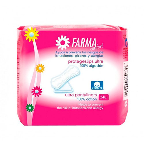 Farmaconfort Protegeslips de algodón Ultrafinos (24 ud)