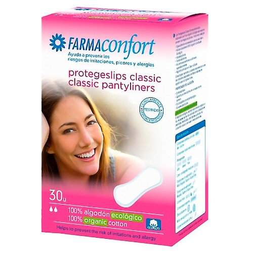 Farmaconfort Protegeslip Classic de algodón ecológico (30 ud)