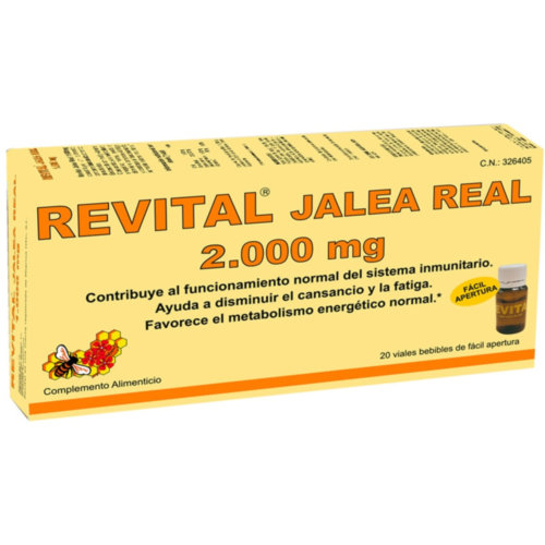 Revital Jalea Real 2000 mg (20 viales bebibles)