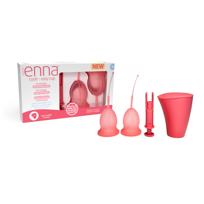 Enna Cycle Easy cup Copa menstrual 1 unidad talla S (con aplicador) 