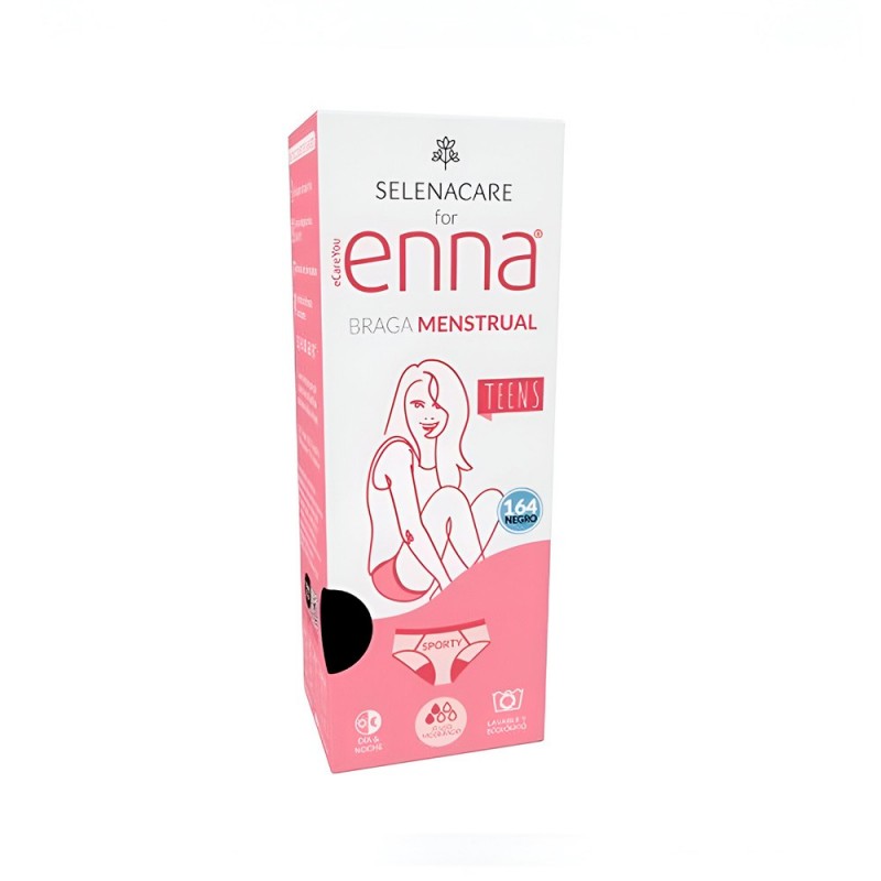 Braga menstrual - enna adolescente (1 unidad talla 158 color negro)