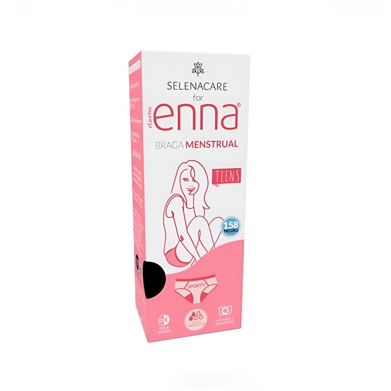 Braga menstrual enna adolescente 1 unidad talla 158 color negro