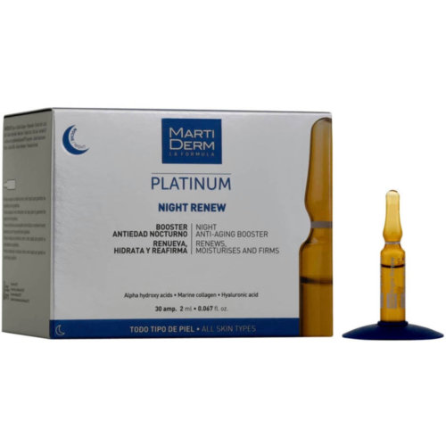 Martiderm Platinum Night Renew (30 ampollas) 