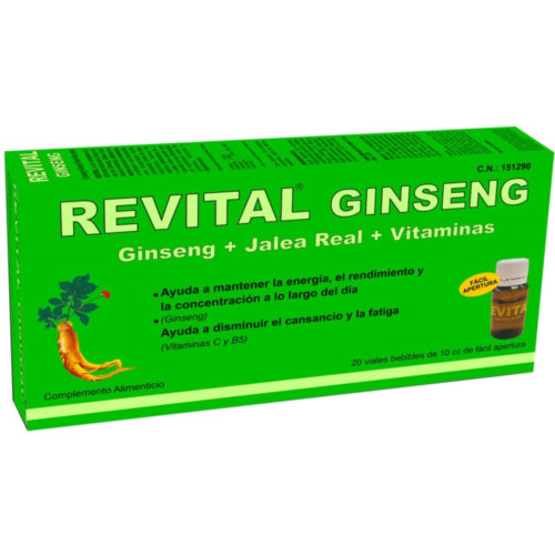 Revital Ginseng (20 viales bebibles)