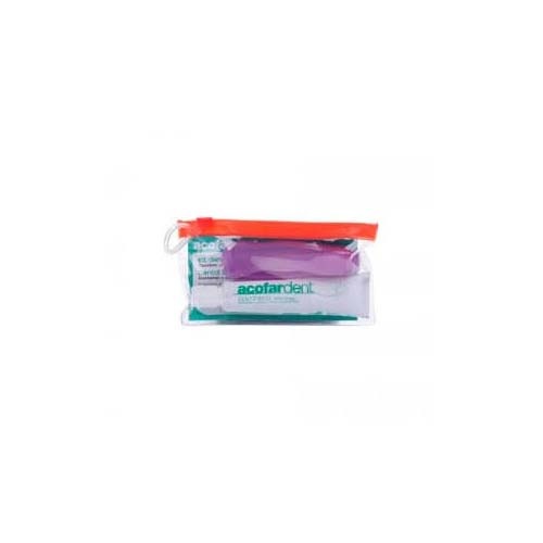 Acofardent dentifrico anticaries (kit de viaje con cepillo)