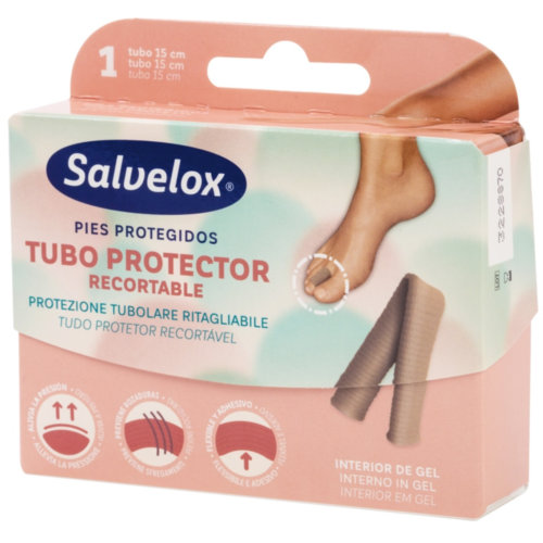 Salvelox Tubo Protector Recortable Dedos Pies -(1 ud)