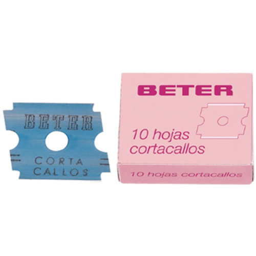 BETER 10 hojas repuesto cortacallos