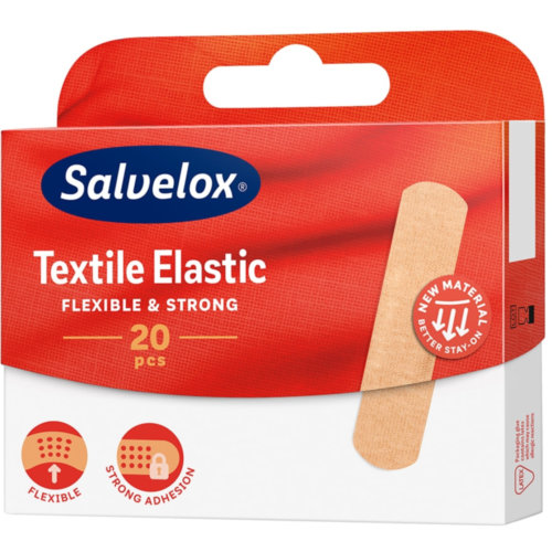 Salvelox Textile Elastic Apósitos Adhesivos (20 ud)