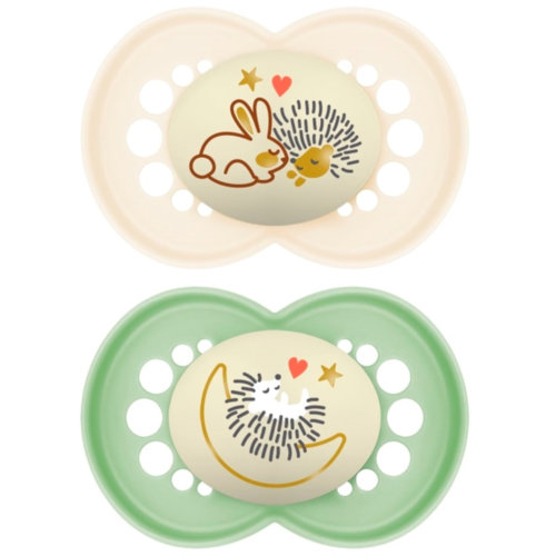 Chupete silicona mam original night + 16 meses matt n pack doble - mam original night