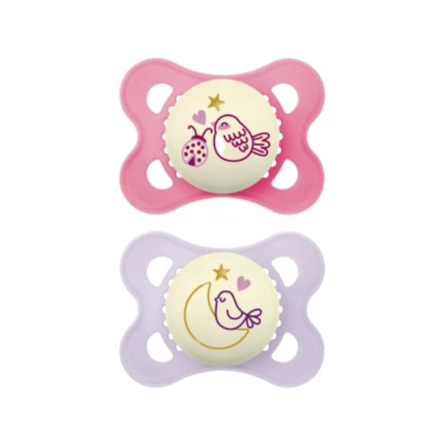 Chupete silicona mam original night 2 - 6 meses matt r pack doble - mam original night