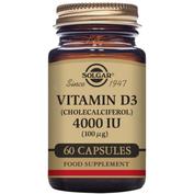 Solgar Vitamina D3 4000 UI (Colecalciferol) 60 cápsulas